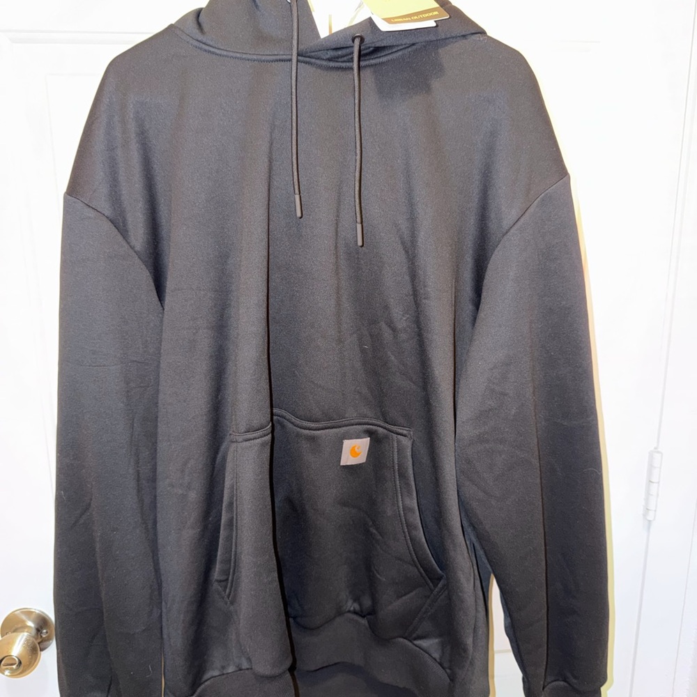 Carhartt Black Men's Jacket with Branded Hang Tag